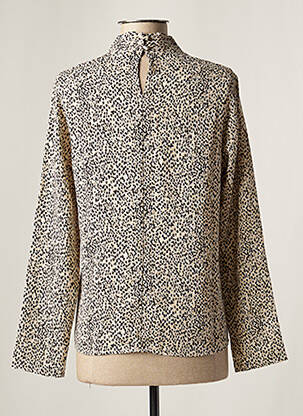 Blouse col rond manches longues beige DAY OFF femme
