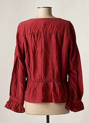 Blouse manches longues manches longues rouge DAY OFF femme