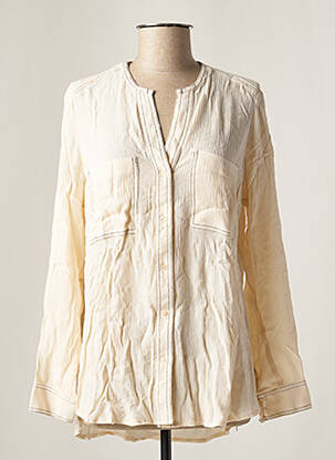Chemisier poches poitrine manches longues beige DAY OFF femme