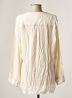 Chemisier coupe droite manches longues beige DAY OFF femme