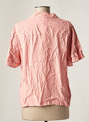 Chemisier coupe droite manches courtes rose DAY OFF femme