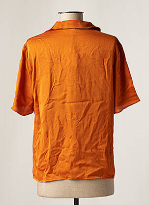 Chemisier coupe droite manches courtes orange DAY OFF femme