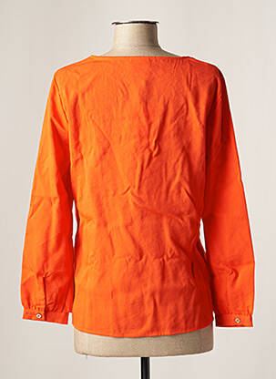 Blouse manches longues manches longues orange VILA femme