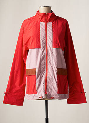 Coupe-vent poches sans capuche rouge DAY OFF femme