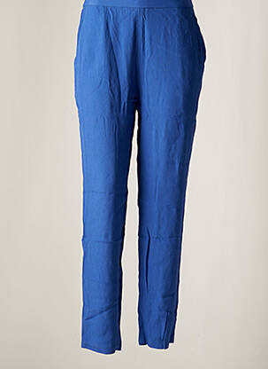 Pantalon slim taille élastique bleu DAY OFF femme