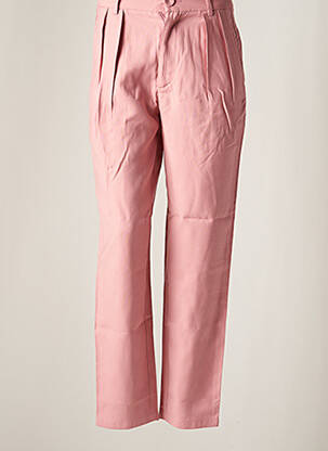 Pantalon slim tissage popeline taille normale rose DAY OFF femme