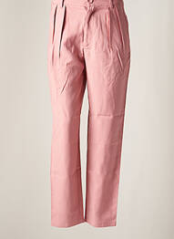 Pantalon slim tissage popeline taille normale rose DAY OFF femme