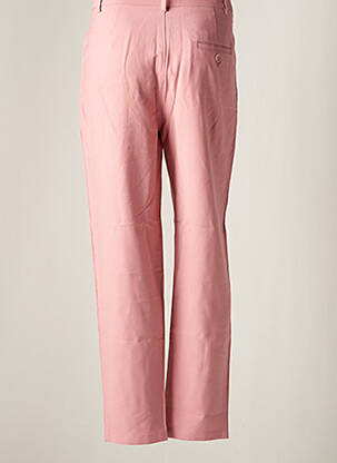 Pantalon slim tissage popeline taille normale rose DAY OFF femme