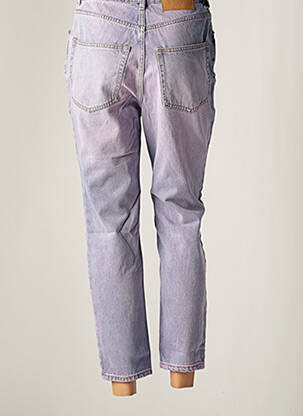 Jean coupe mom effet usé taille normale rose CHEAP MONDAY femme