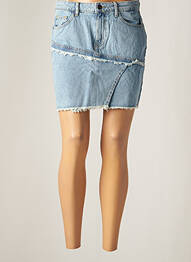 Jupe courte poches bleu NOISY MAY femme