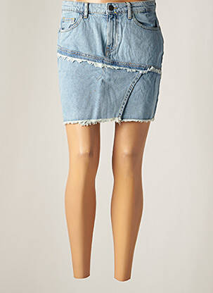Jupe courte poches bleu NOISY MAY femme