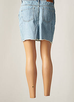 Jupe courte poches bleu NOISY MAY femme