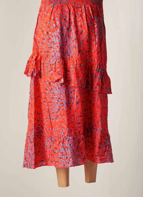 Jupe longue rouge DAY OFF pour femme