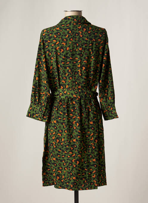 Robe mi-longue vert DAY OFF femme