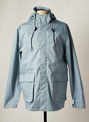 Parka manches longues a capuche bleu SUIT homme