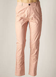 Pantalon slim tissage popeline rose SUIT homme