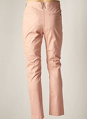 Pantalon slim tissage popeline rose SUIT homme