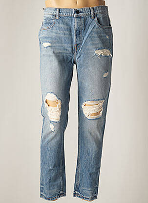 Jeans boyfriend effet usé taille normale bleu ALEXANDER WANG femme