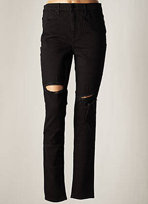 Jeans coupe slim slim taille haute noir ALEXANDER WANG femme
