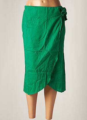Jupe mi-longue vert DAY OFF femme