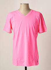 T-shirt rose SCOTCH & SODA pour homme seconde vue