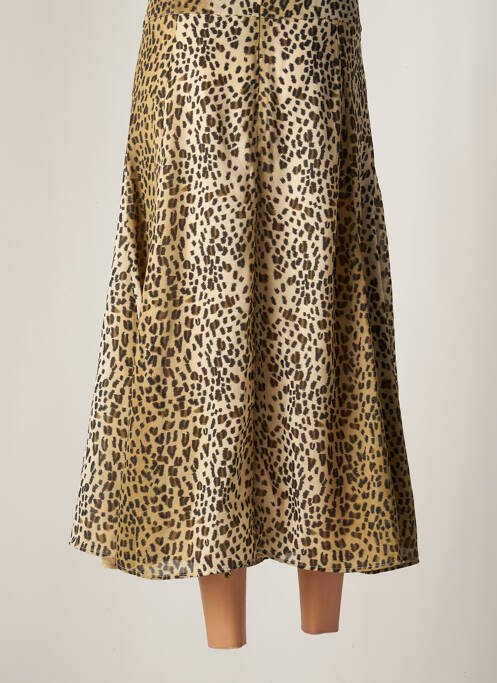 Jupe mi-longue beige DAY OFF pour femme