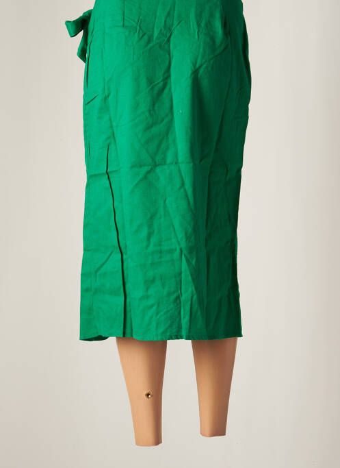 Jupe mi-longue vert DAY OFF pour femme