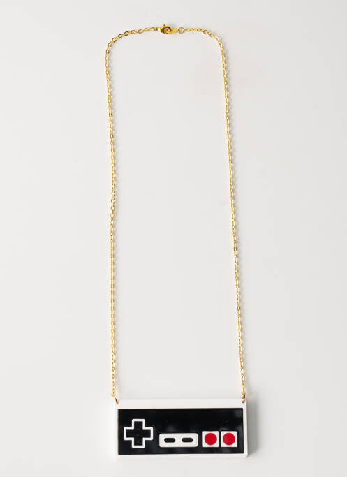 Collier matériaux métal noir JULE ET LILY femme