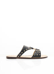Mules/sabots talon plat jusqu'à 3cm noir TILA MARCH femme