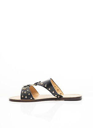 Mules/sabots talon plat jusqu'à 3cm noir TILA MARCH femme