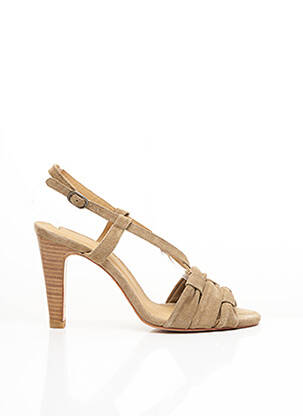 Sandales/nu pieds fermeture boucle(s) talon de 7 à 9cm beige N.D.C femme
