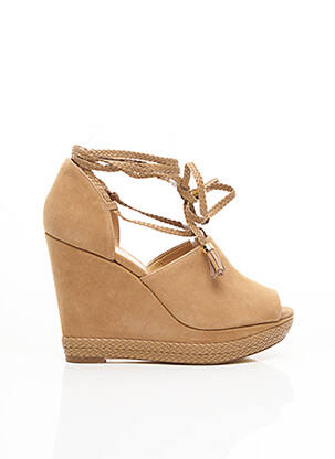Sandales/nu pieds talon de 7 à 9cm beige MICHAEL KORS femme
