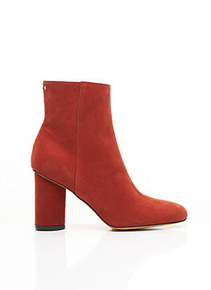 Bottines/boots talon de 4 à 6cm rouge JEROME DREYFUSS femme