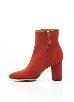 Bottines/boots talon de 4 à 6cm rouge JEROME DREYFUSS femme