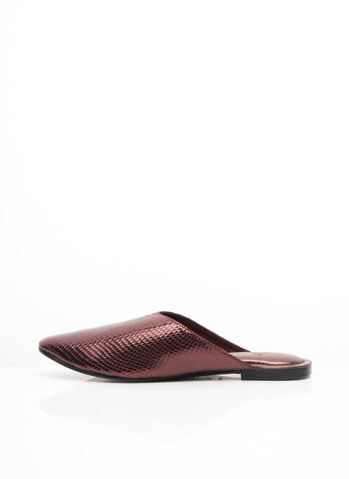 Mules/sabots talon plat jusqu'à 3cm violet MES DEMOISELLES...PARIS femme