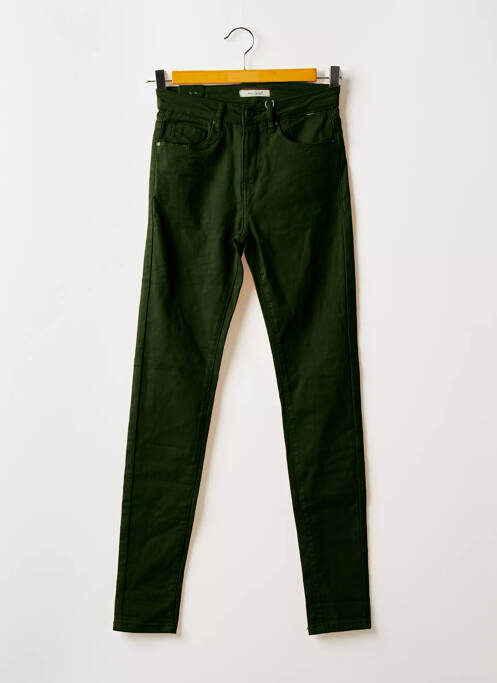 Pantalon slim vert NINA CARTER pour femme