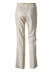 Pantalon droit beige CRISTINA BARROS pour femme seconde vue