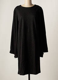 Robe mi-longue manches longues manches longues noir LA FEE MARABOUTEE femme