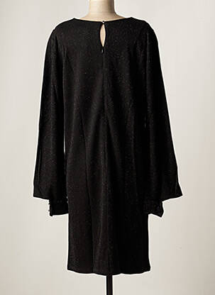 Robe mi-longue manches longues manches longues noir LA FEE MARABOUTEE femme