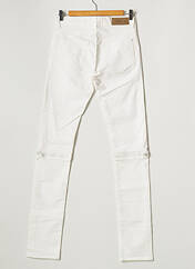 Jeans coupe slim blanc APRIL 77 pour femme seconde vue