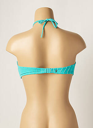 Haut de maillot de bain haut soutien-gorge moulé haut soutien-gorge moulé bleu LOU femme