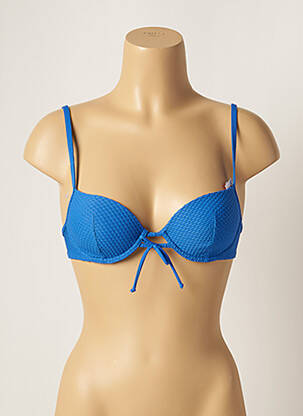 Haut de maillot de bain haut soutien-gorge moulé haut soutien-gorge moulé bleu VARIANCE femme