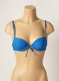 Haut de maillot de bain haut soutien-gorge moulé haut soutien-gorge moulé bleu VARIANCE femme