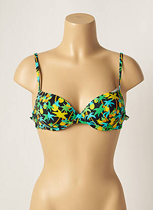 Haut de maillot de bain haut soutien-gorge moulé haut soutien-gorge moulé vert VARIANCE femme