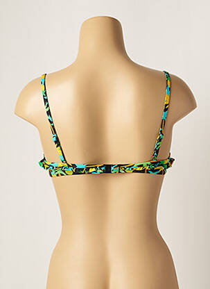 Haut de maillot de bain haut soutien-gorge moulé haut soutien-gorge moulé vert VARIANCE femme