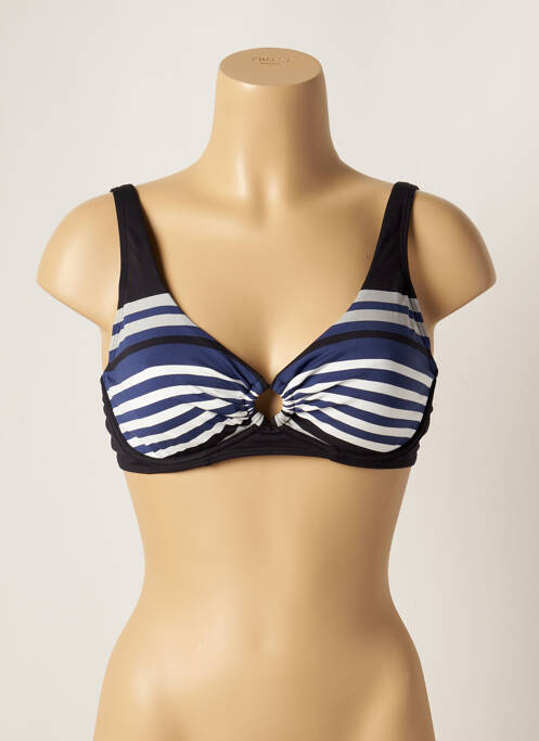 Haut de maillot de bain bleu LOU pour femme