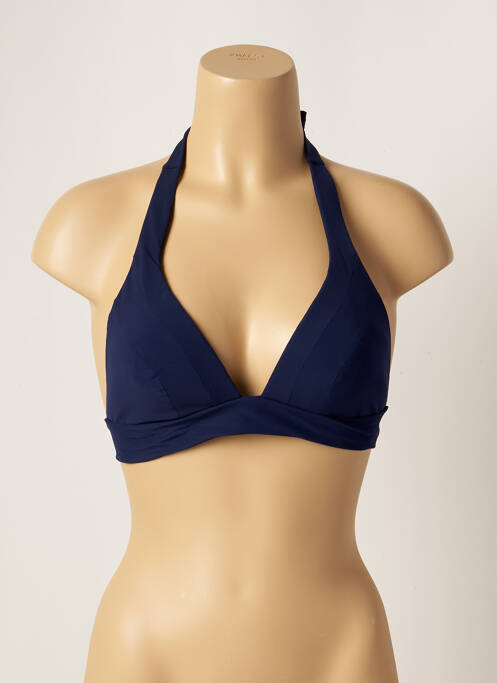 Haut de maillot de bain bleu LOU pour femme