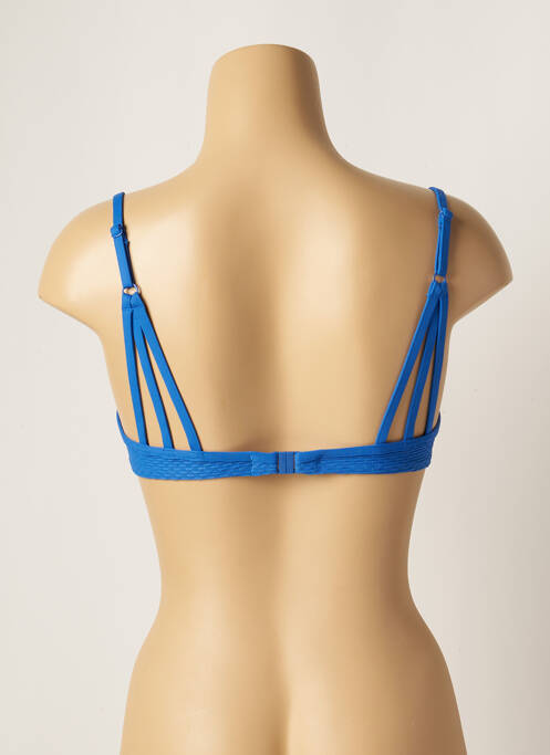 Haut de maillot de bain bleu VARIANCE femme