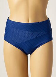 Bas de maillot de bain tissage satiné culotte rose LOU femme