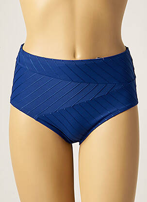 Bas de maillot de bain tissage satiné culotte rose LOU femme
